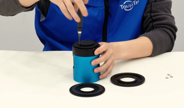 ATR相机OAG偏轴导星器组装教程-步骤四图 - 组装教程 | ATR系列深空相机搭配靶面调节环连接滤镜抽屉、OAG偏轴导星器