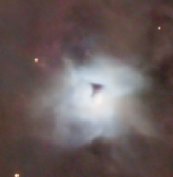 钥匙孔星云特写