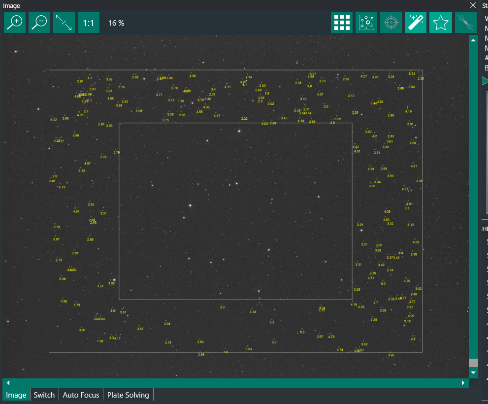 N.I.N.A对焦表现截图