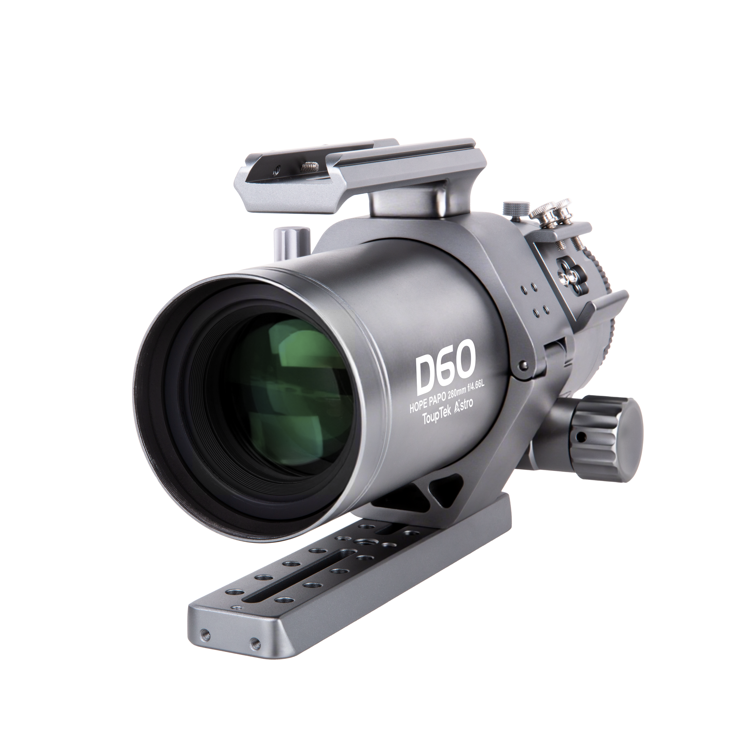 快焦比与慢焦比示意图对比 - 望远镜参数科普