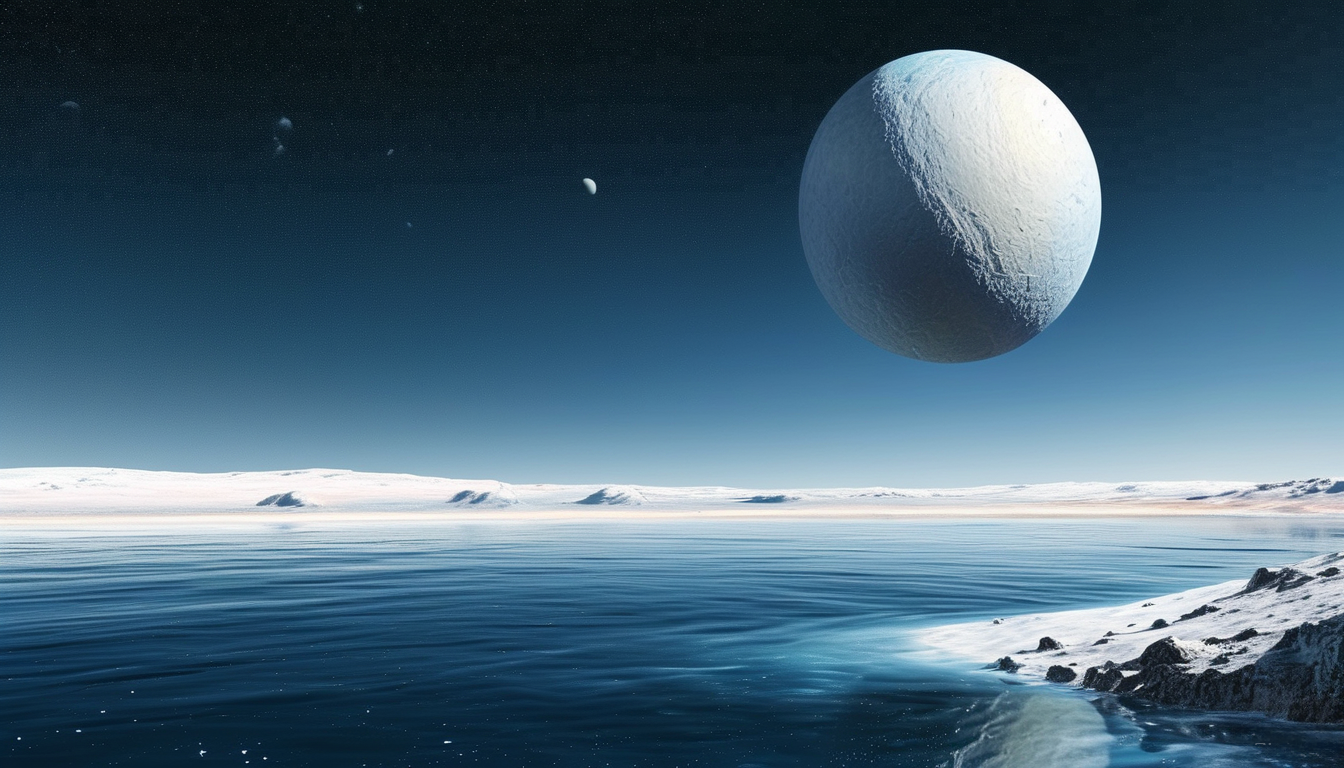 土卫六地下海洋结构示意图