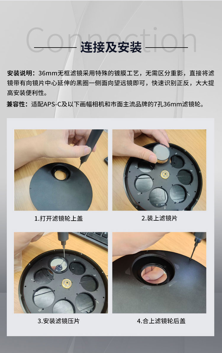 图谱天文36mm LRGB HSO天文滤镜现场记录二 - LRGB HSO滤镜