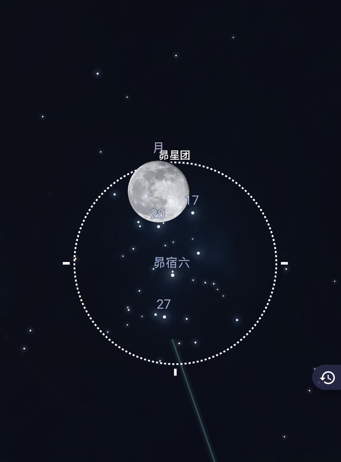 月掩昴星团模拟图 - 11月6日