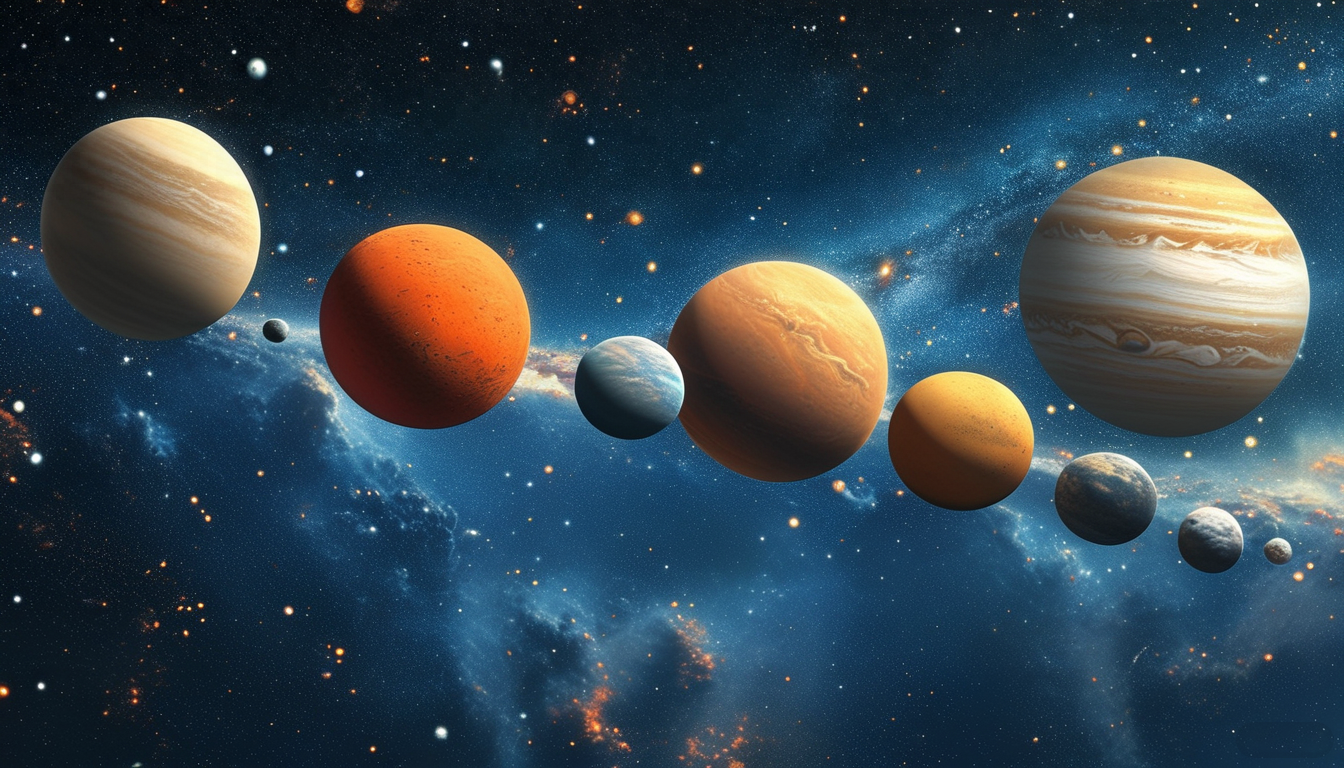 六星弧形排列示意图