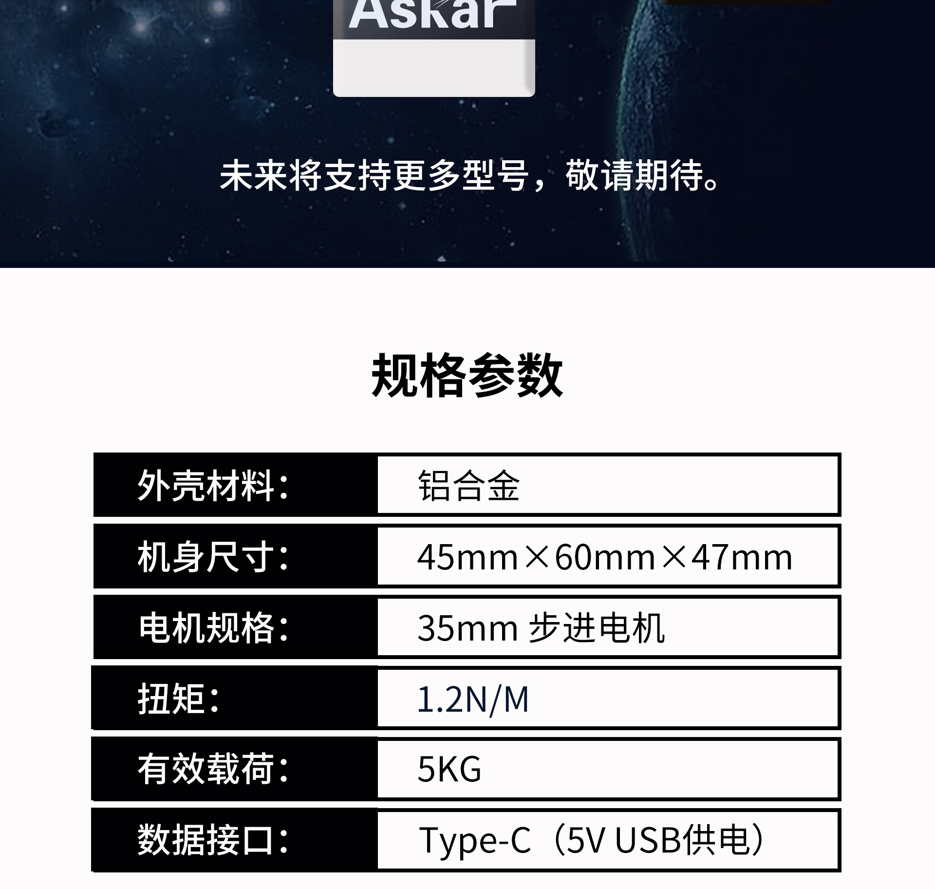 电动调焦器