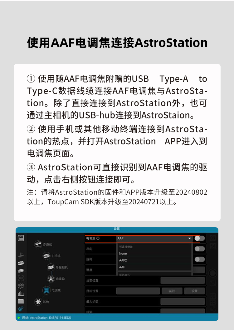 AAF电动调焦器